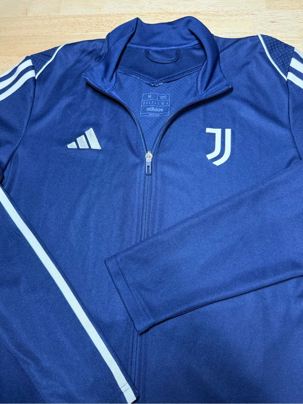 Adidas Juventus FC AEROREADY Track Jacket Mens Medium Slim Fit Full Zip Blue